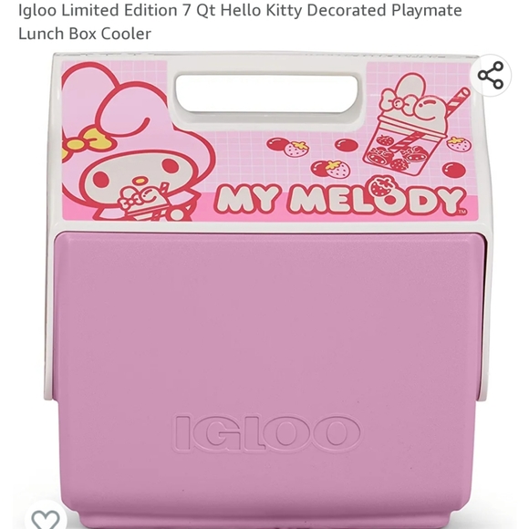 Sanrio Other - NWOT Sanrio Kuromi / My Melody 7 qt cooler small flaw on Sticker as shown Igloo